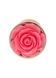 Анальная пробка с розовой розочкой Plug-Jewellery Red Gold PLUG ROSE- Pink