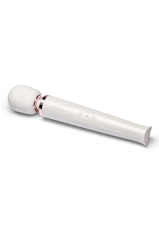 Вибратор микрофон Le Wand RECHARGEABLE MASSAGER, жемчужно-белый
