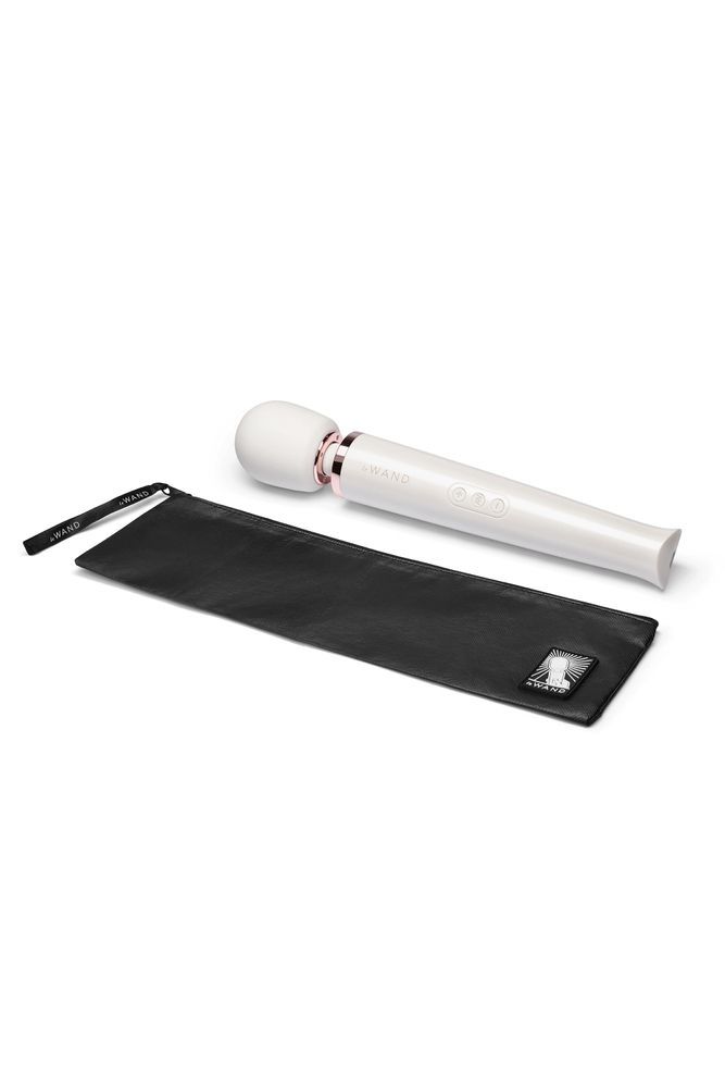 Вибратор микрофон Le Wand RECHARGEABLE MASSAGER, жемчужно-белый
