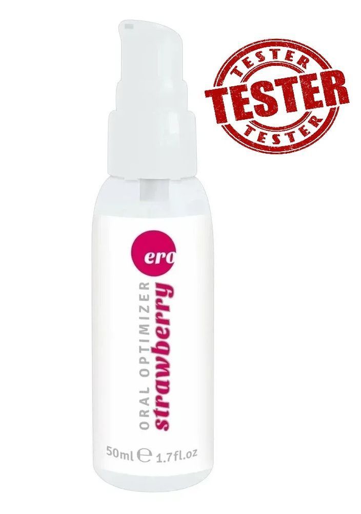 Тестер/Стимулир. оральный гель HOT Oral Optimizer Blowjob Strawberry(при покупке 10 ед,тестер за 1 г