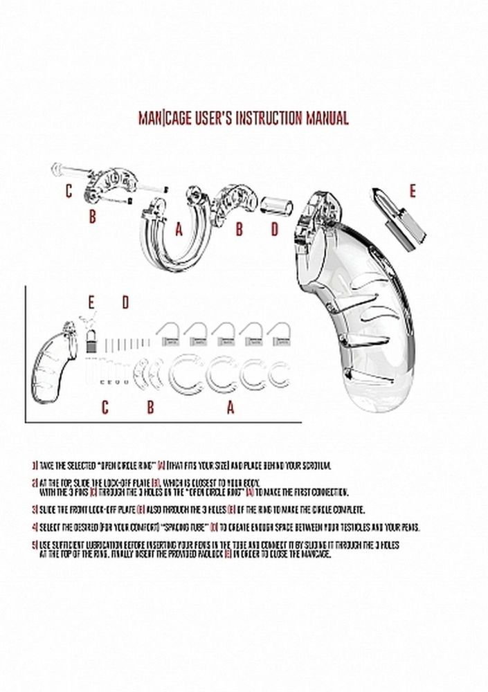 Пояс верности ManCage 03 Chastity Cage