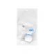 Вакуумний стимулятор клітора Сніговик Chisa Біло-синій, 9 х 5.2 см, Білий