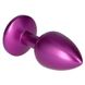 Анальная пробка фиолетовая Purple Teardro