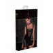 Платье из винила с сетчатыми вставками Noir Handmade F257 черное, S