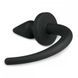 Анальная пробка силиконовая с имитацией собачьего хвоста Easytoys Dog Tail Plug 30 см, черная