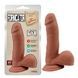 Фаллоимитатор реалистичный на присоске Сhisa T-skin ReaL Fornicator мулат, 19 х 4 см
