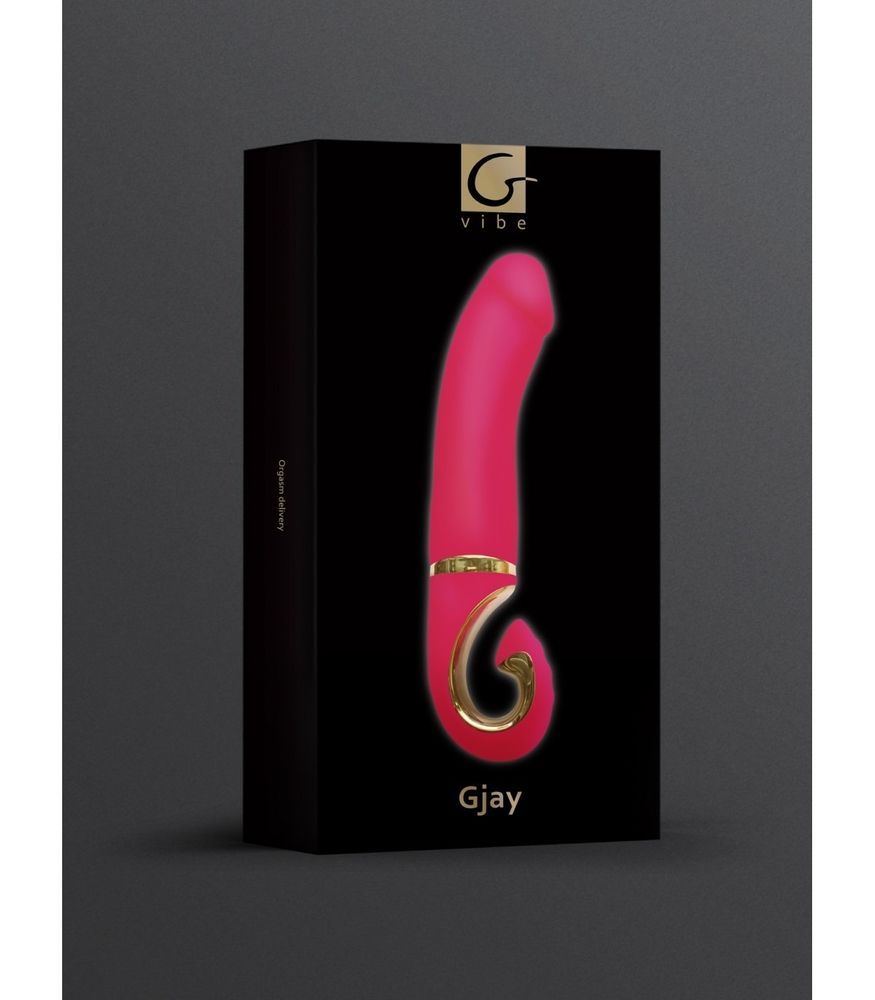 Вибратор нереалистичный Gjay Gvibe, розовый, 22 см х 3.7 см