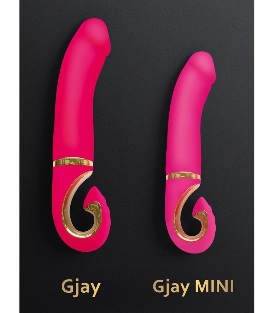 Вибратор нереалистичный Gjay Gvibe, розовый, 22 см х 3.7 см