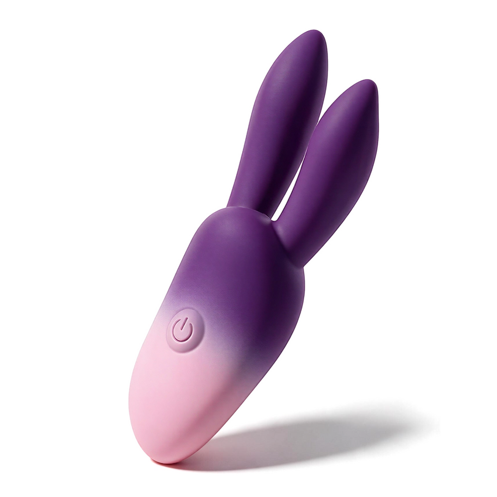 Компактный вибратор LUNE Rabbit с ушками кролика, 10 режимов, 10 &times; 2,5 см