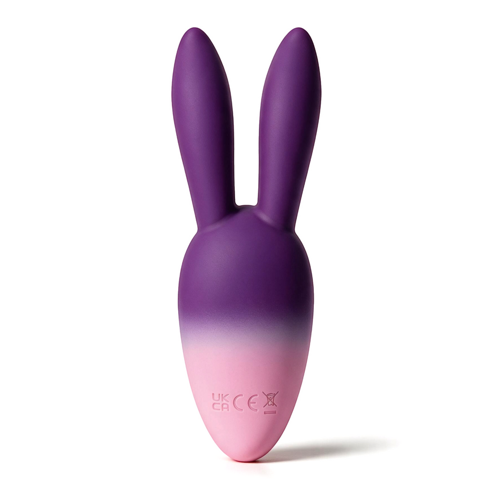 Компактный вибратор LUNE Rabbit с ушками кролика, 10 режимов, 10 &times; 2,5 см