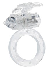 Эрекционное кольцо с вибрацией Flutter Ring Vibrating Transparant