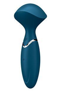 Универсальный компактный мощный массажер Satisfyer Mini Wand-er синий
