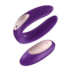 Вибромассажер для пар Satisfyer Partner Plus Remote Couple's, фиолетовый