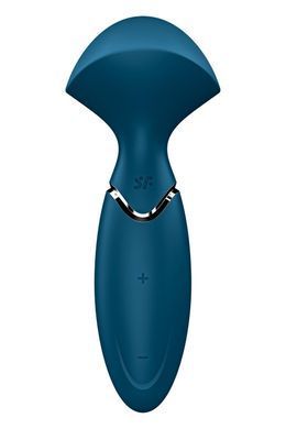 Универсальный компактный мощный массажер Satisfyer Mini Wand-er синий