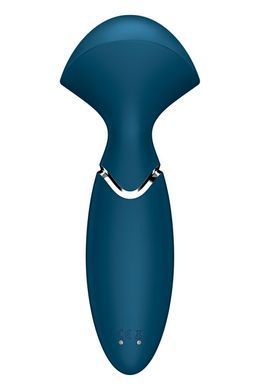 Универсальный компактный мощный массажер Satisfyer Mini Wand-er синий