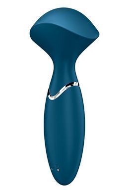 Универсальный компактный мощный массажер Satisfyer Mini Wand-er синий