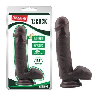 Фалоимитатор&nbsp;коричневый Chisa&nbsp;Fashion&nbsp;Dude&nbsp;7.1&nbsp;Cock
