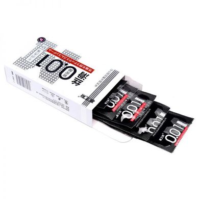 Набор ультратонких презервативов 0,01 мм, White 10 шт
