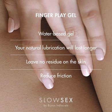 Гель для мастурбації на водній основі FINGER PLAY Slow Sex by Bijoux Indiscrets