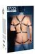 Портупея мужская кожа ZADO FETISH с кольцом для поддержания эрекции, S/M