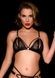 Бюстгальтер мереживний OhMyG! Paris Bra з розрізами в зоні сосків, чорний, M/L