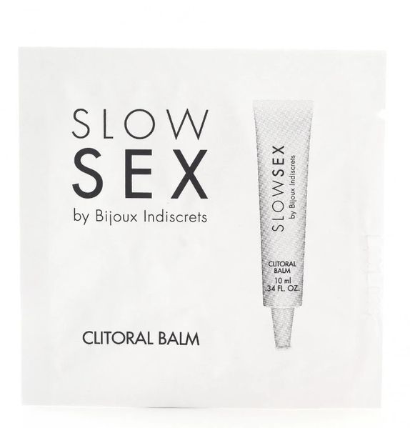 ПРОБНИК Кліторальний бальзам CLITORAL BALM Slow Sex Bijoux Indiscrets, 2 мл