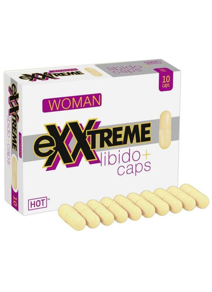 Капсулы для повышения либидо для женщин Hot eXXtreme, (цена за 10 капсул в упаковке)