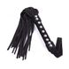 Флоггер DS Fetish Leather flogger black suede leather