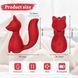 Міні-вібратор кліторальний Every Night Toys Doris у формі лисиці червоний, 10 режимів вібрації