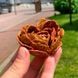 Свічка низькотемпературна у вигляді троянди з глітером GlowKink бордова, L