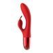 Вибратор кролик Every Night Toys с отростком для стимуляции клитора, красный