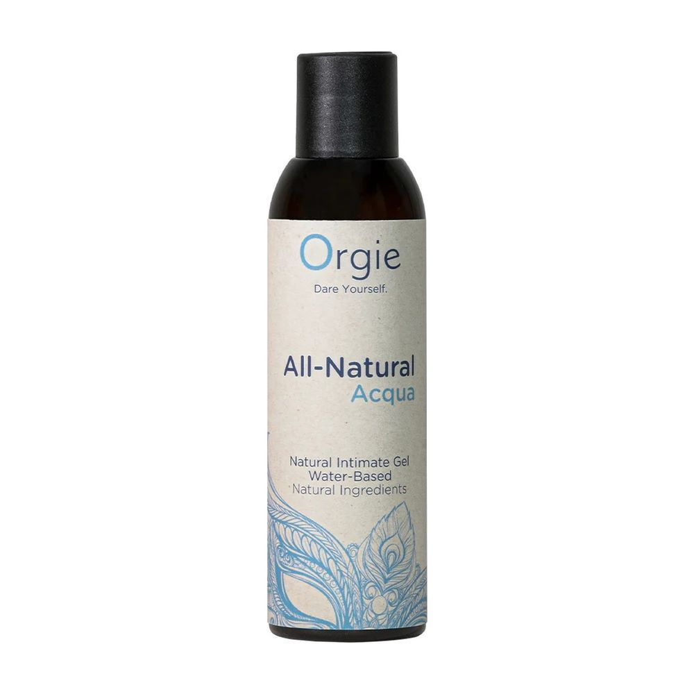 Лубрикант на водній основі гладкий та шовковистий Orgie ALL-NATURAL Acqua, 150 мл