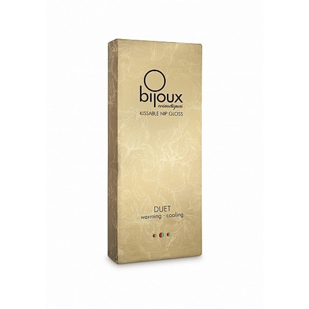 Набор гелей для стимуляции сосков Bijoux Cooling & Warming Nip Gloss охлаждающий и согревающий