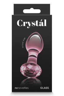 Скляна пробка NS Novelties CRYSTAL GEM PINK
