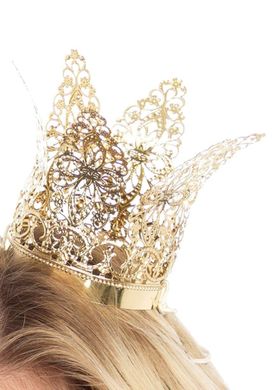 Корона мініатюрна Leg Avenue золотиста Filigree crown