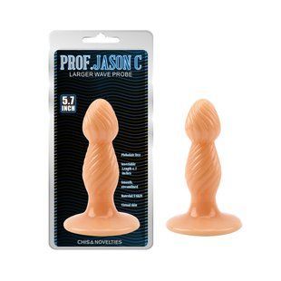 Анальна хвиляста пробка Chisa Prof.Jason C 14.5 см*3.9 см, розмір L