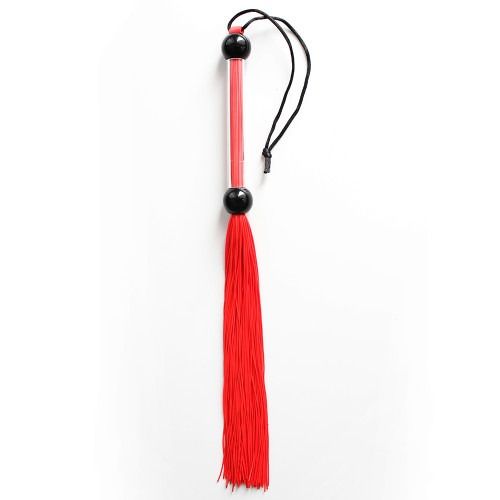 Кнут красный, ручка из шариков FLOGGER, 39 см