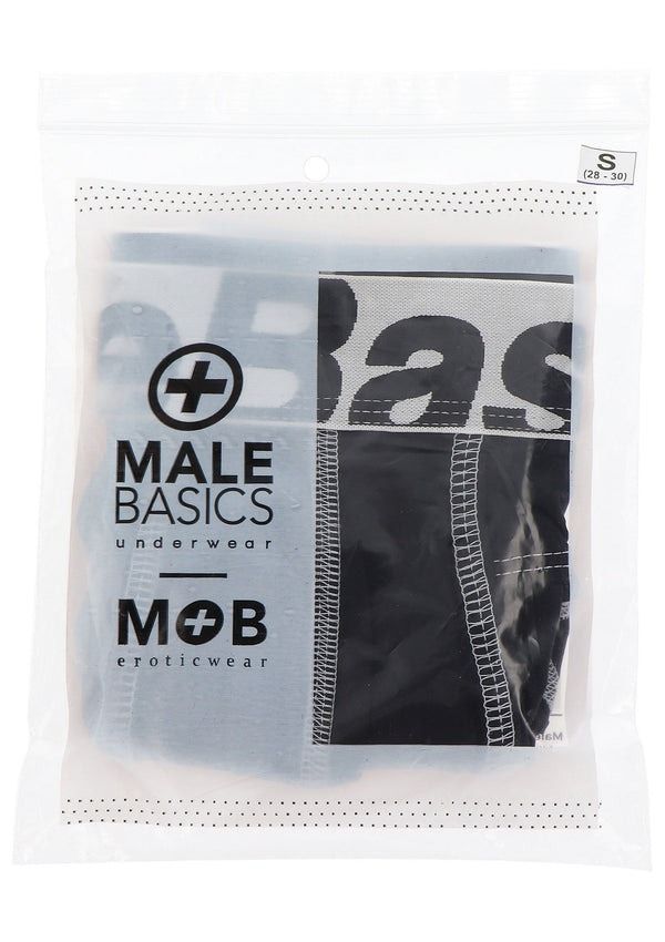 Мужские трусы MaleBasics Microfiber Brief из микрофибры, черные, S
