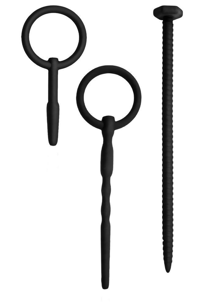 Набор уретральных катеторов NMC Knot Knot черный, 3 шт