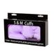 Наручники металлические Roomfun с толстым фиолетовым мехом S&M CuffS
