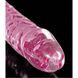 Фалоімітатор скляний з присоскою Pipedream Icicles Pink