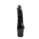 Вібратор реалістичний Chisa Rubicon Vibrating Naughty Cock, чорний