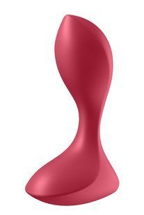 Анатомическая анальная пробка с вибрацией Satisfyer Backdoor Lover красная