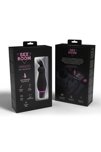 Набор девайсов для секса Dream Toys Sex Room Raunchy, 6 предметов, черный/розовый