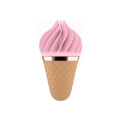 Вибростимулятор для клитора в виде Мороженого Satisfyer Layons Sweet Temptation, розовый