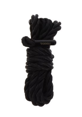 Мотузка Bondage Rope 1.5 meter 7 mm Чорна TABOOM