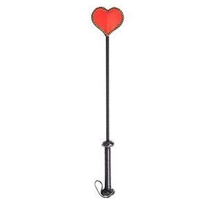 Стек DS Fetish Crop heart red/black