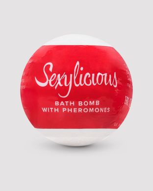 Бомбочка для ванни з феромонами Obsessive Bath bomb with pheromones Sexy, Білий