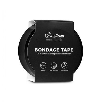 Бондажна стрічка, чорного кольору "EasyToys Black Bondage Tape"