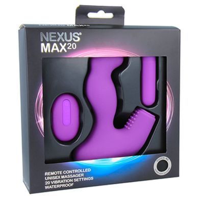 Масажер простати Nexus Max 20 з дистанційним керуванням, фіолетовий